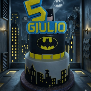 Torta Compleanno Batman per bambini scenografica